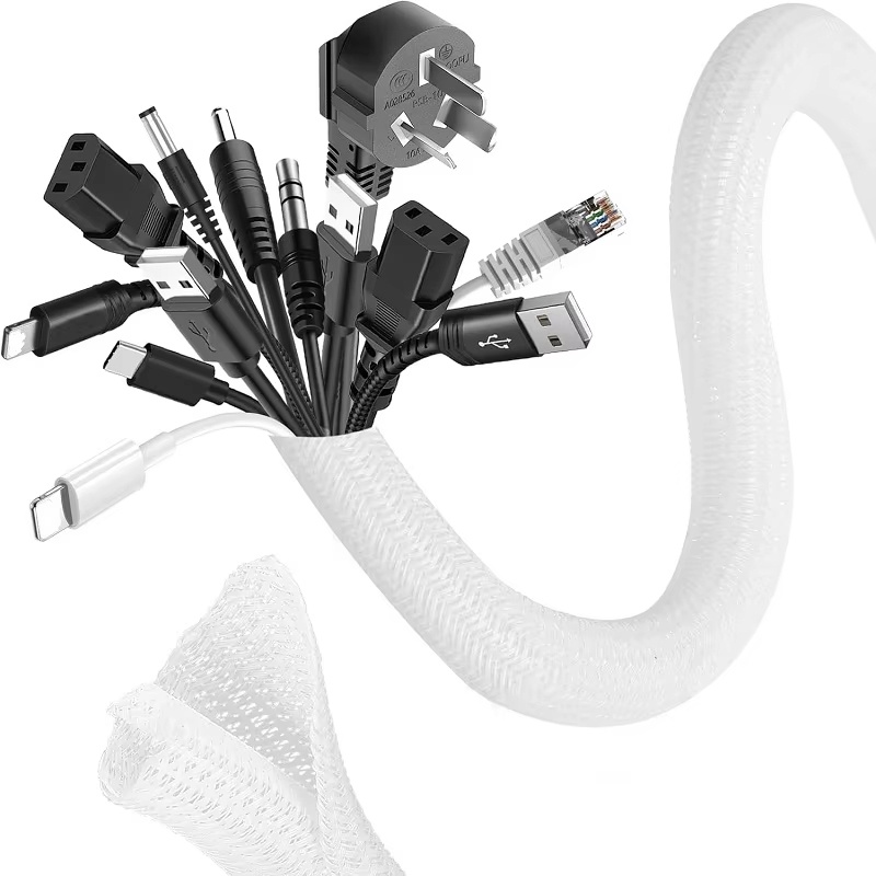 Sleeved Cable Kit - Kendiliğinden Kapanan PET Genişletilebilir Örgülü Kılıf