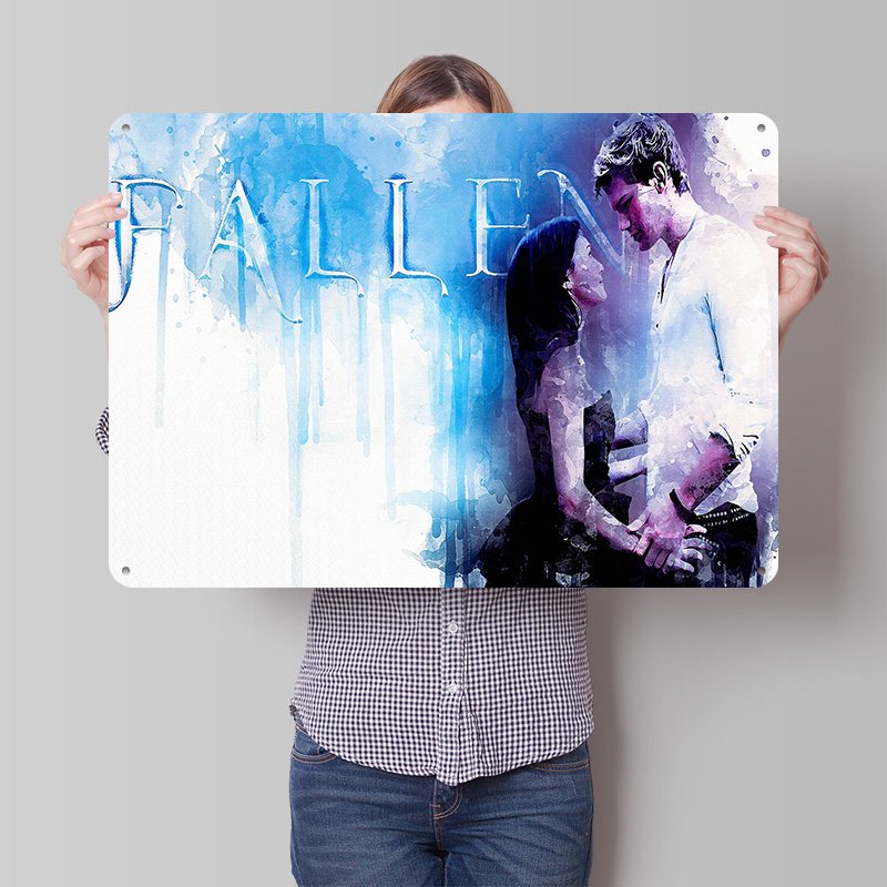 Gaming Accessories To 3D Print - Fallen 1 Poster Retro 3D Baskılı