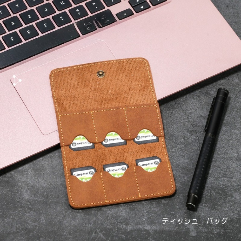 Gaming Accessories For Phone - Hafıza Kartı Kutusu Pu Deri Çok