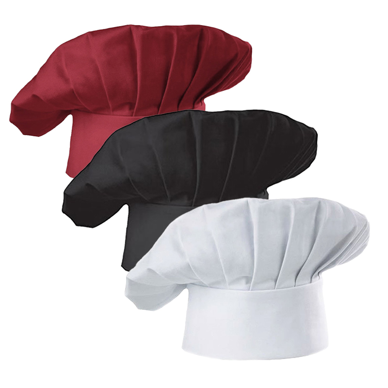 Gaming Kitchen Accessories - 3 adet High22cm aşçı şapkası beyaz