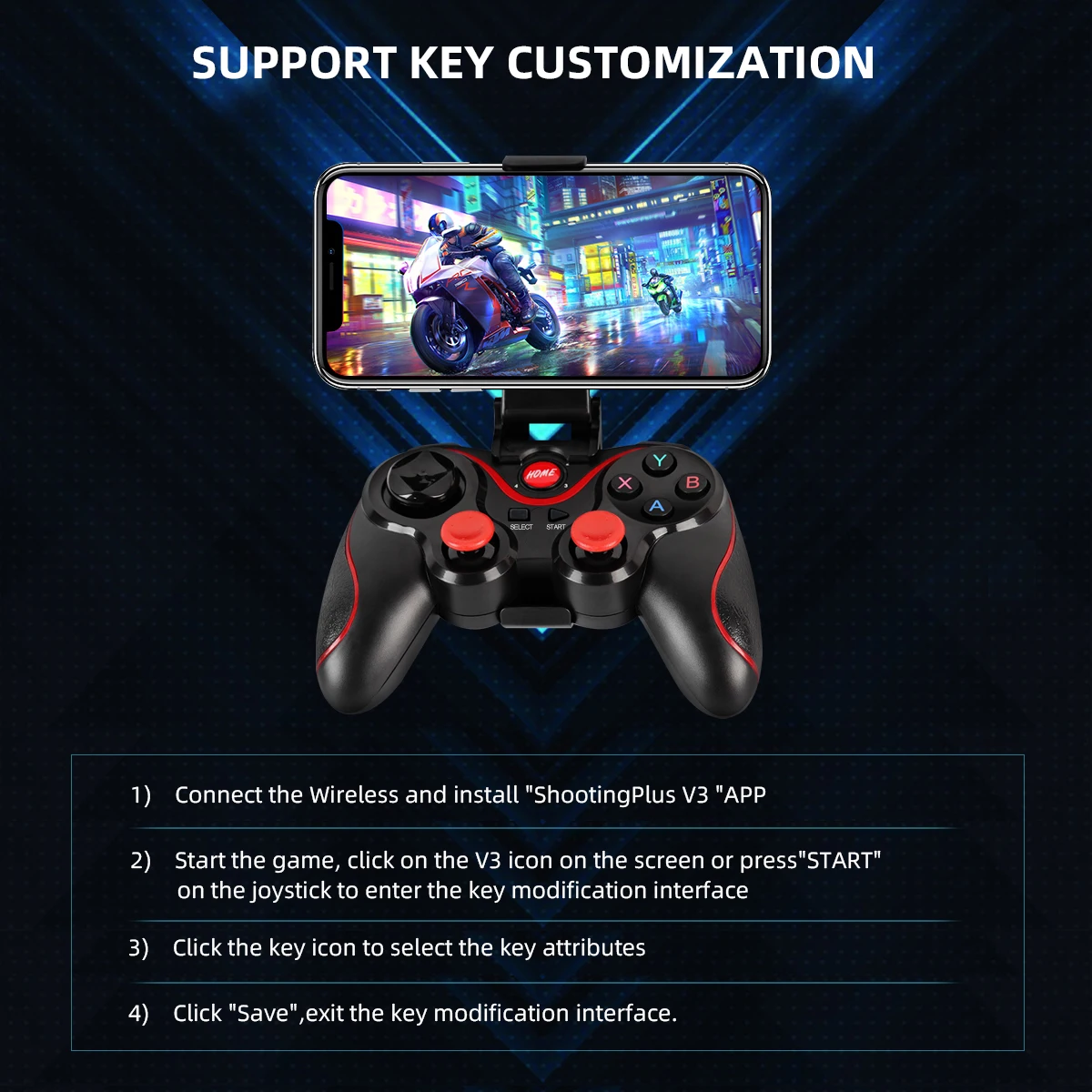 GAMINJA Kablosuz Bluetooth Gam - Gaming Accessories Tablet incelemesi ve fiyatı