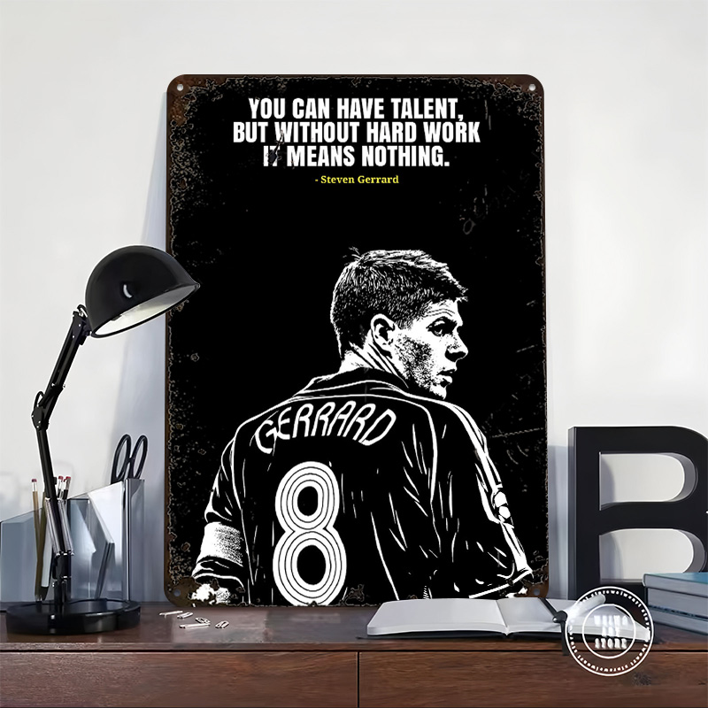 Steven Gerrard Alıntı Metal Po - Vintage Gaming Accessories incelemesi ve fiyatı