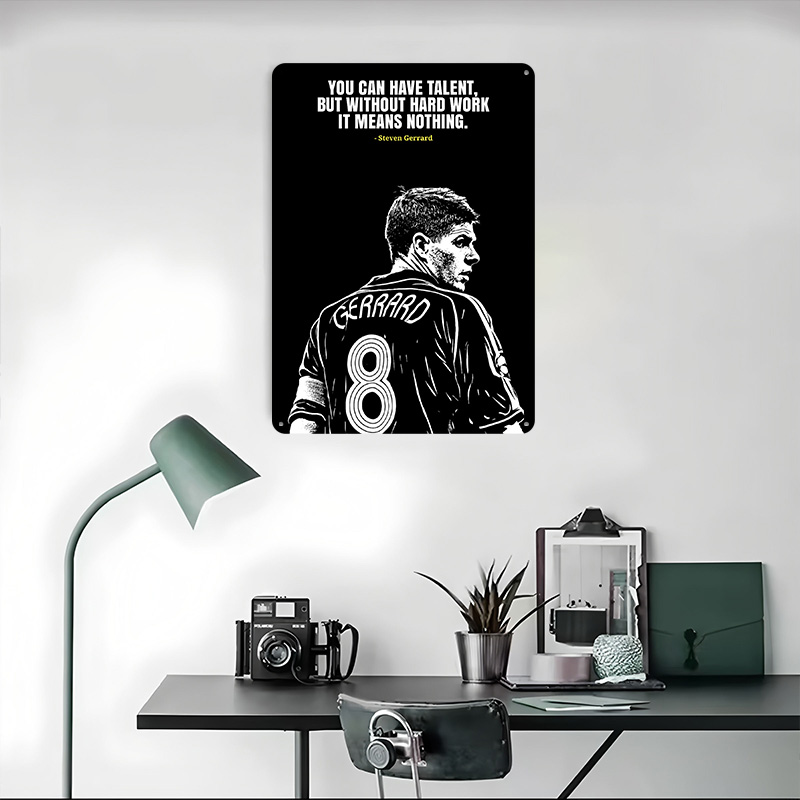Steven Gerrard Alıntı Metal Po - Vintage Gaming Accessories incelemesi ve fiyatı