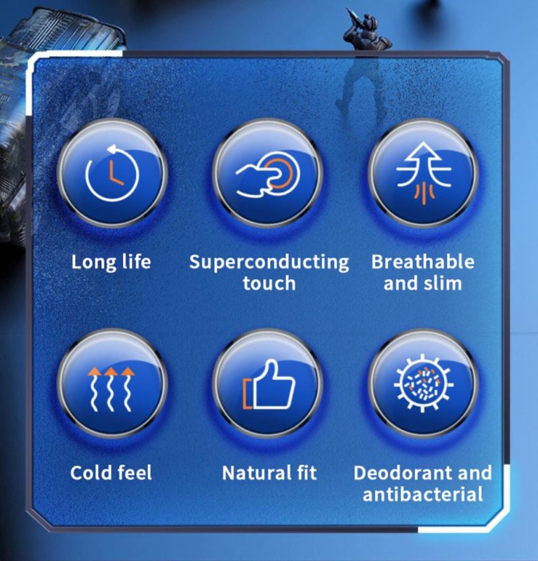 1 çift oyun parmak kollu Sweat - Gaming Accessories For Phone incelemesi ve fiyatı