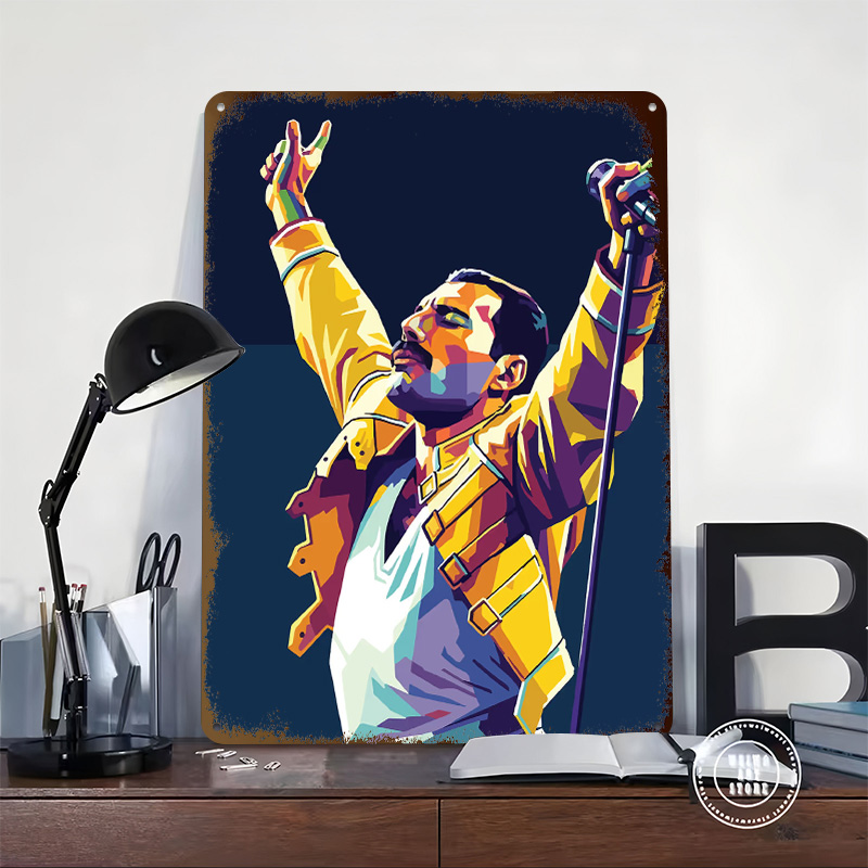 Freddie Mercury Pop Art Portre - Vintage Gaming Accessories incelemesi ve fiyatı